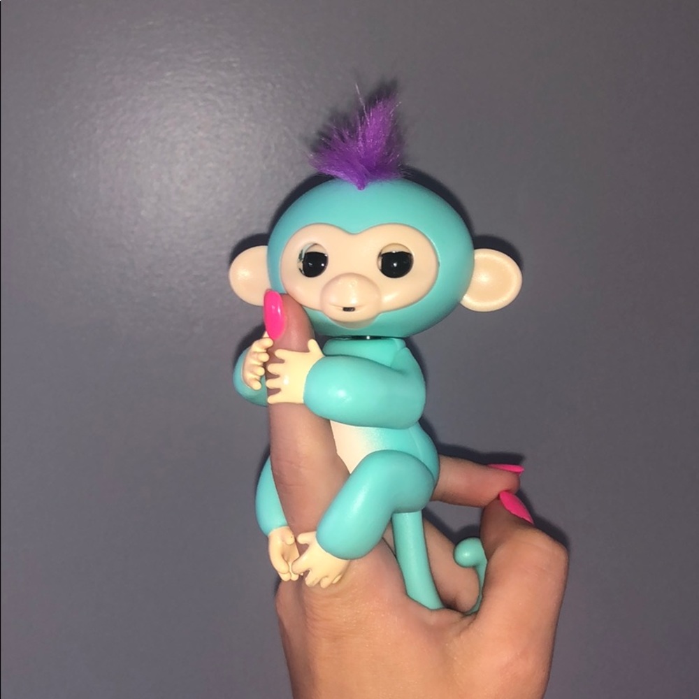 Fingerling teal and purple